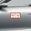 8647 Periodic Table Element, Anti Trump Sticker, Car Magnet