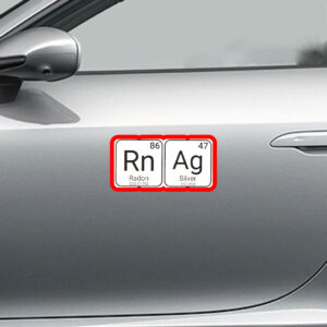 8647 Periodic Table Element, Anti Trump Sticker, Car Magnet