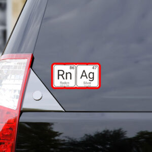 8647 Periodic Table Element, Anti Trump Sticker, Car Magnet