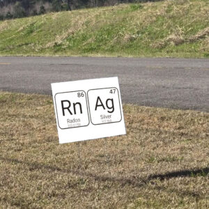 8647 Periodic Table Element, Anti Trump Yard Sign