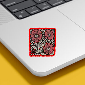 8647 Subtle Anti Trump 86 47 Floral Boho Style Sticker, Car Magnet