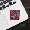8647 Subtle Anti Trump 86 47 Floral Boho Style Sticker, Car Magnet