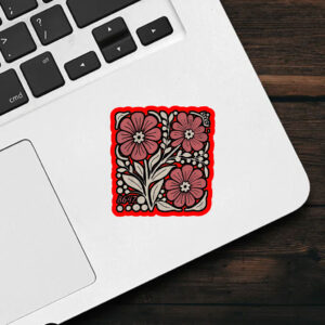 8647 Subtle Anti Trump 86 47 Floral Boho Style Sticker, Car Magnet