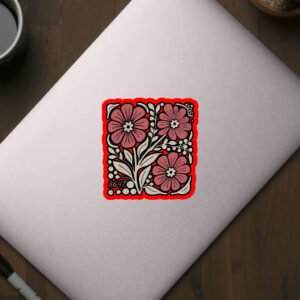 8647 Subtle Anti Trump 86 47 Floral Boho Style Sticker, Car Magnet