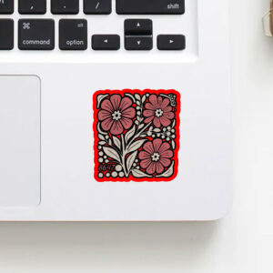 8647 Subtle Anti Trump 86 47 Floral Boho Style Sticker, Car Magnet