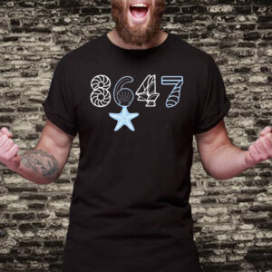 8647 starfish seashells anti Trump T-Shirt
