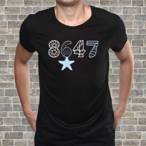 8647 starfish seashells anti Trump T-Shirt