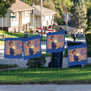 AOC disrespectful men quote 2025 Yard Sign