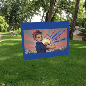 AOC disrespectful men quote 2025 Yard Sign