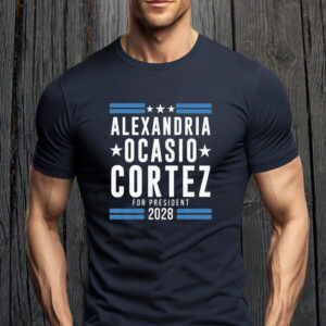 Alexandria Ocasio Cortez 2028 - Aoc for President T-Shirt