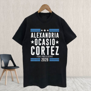 Alexandria Ocasio Cortez 2028 - Aoc for President T-Shirt