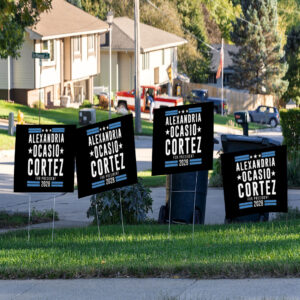 Alexandria Ocasio Cortez 2028 - Aoc for President Yard Sign