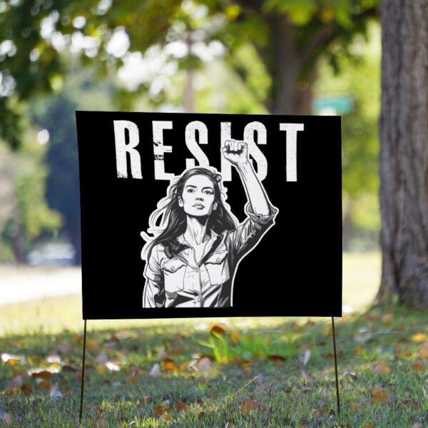 Alexandria Ocasio Cortez Resist Yard Sign