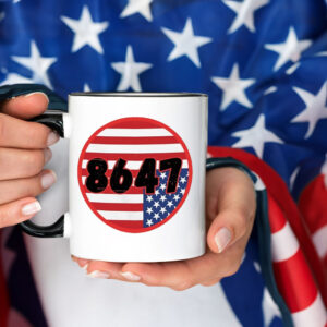 Anti-Trump 8647 flag Mug