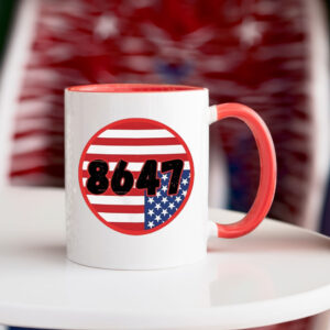 Anti-Trump 8647 flag Mug