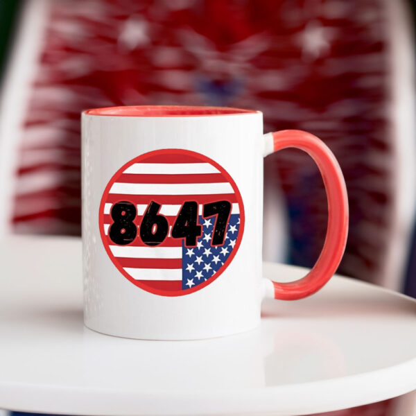 Anti-Trump 8647 flag Mug