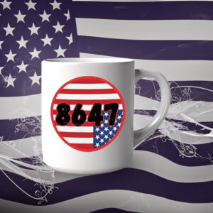 Anti-Trump 8647 flag Mug