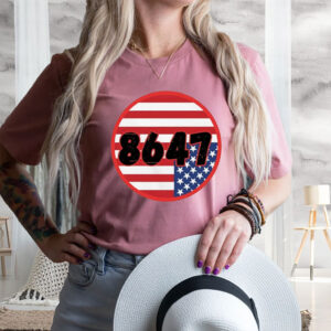 Anti-Trump 8647 flag T-Shirt