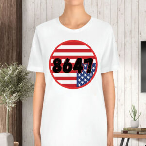 Anti-Trump 8647 flag T-Shirt