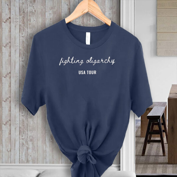 Anti Trump-Fighting Oligarchy USA Tour Political T-Shirt