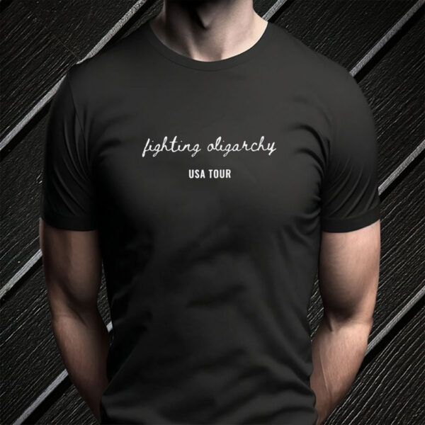 Anti Trump-Fighting Oligarchy USA Tour Political T-Shirt