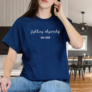 Anti Trump-Fighting Oligarchy USA Tour Political T-Shirt