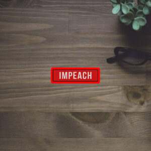 Anti Trump Impeach 45th President Sticker, Car Magnet