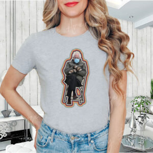 Anti Trump MAGA Fascism, Bernie Sanders Mittens Meme T-Shirt