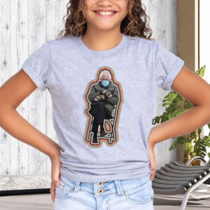 Anti Trump MAGA Fascism, Bernie Sanders Mittens Meme T-Shirt