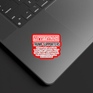 Anti Trump Presidency - Not Forgiving 2025 Sticker, Car Magnet
