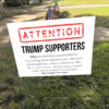 Anti Trump Presidency - Not Forgiving 2025 Yard Sign