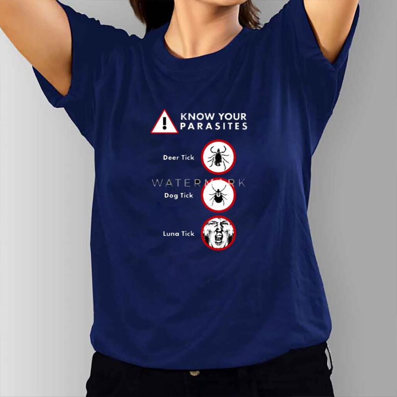 Anti-Trump Shirt Different Kinds of Tick on T-Shirt