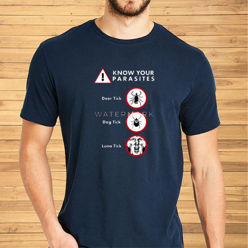 Anti-Trump Shirt Different Kinds of Tick on T-Shirt