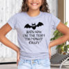 Bats Now Use The Term Trumpshit Crazy, Funny Anti Trump Graphic T-Shirt
