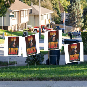 Bernie Fight Oligarchy, Bernie Sanders Activism Resist Yard Sign
