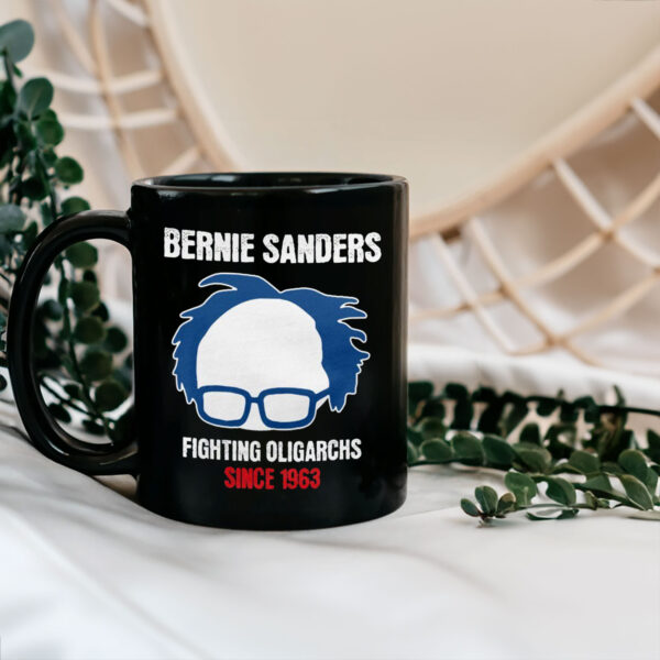 Bernie Fight the Oligarchy - Bernie Sanders Activism Resist 2025 Mug