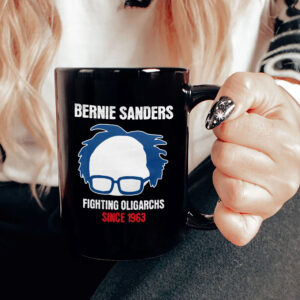 Bernie Fight the Oligarchy - Bernie Sanders Activism Resist 2025 Mug