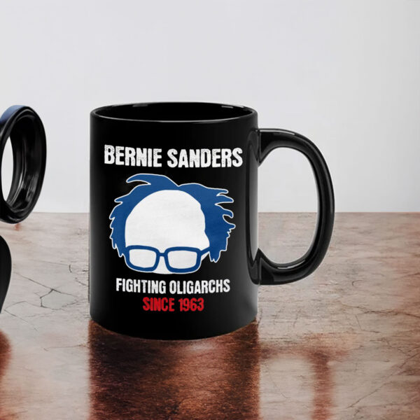 Bernie Fight the Oligarchy - Bernie Sanders Activism Resist 2025 Mug