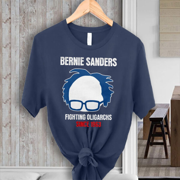 Bernie Fight the Oligarchy - Bernie Sanders Activism Resist 2025 T-Shirt