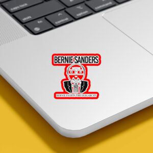 Bernie Sanders, Bernie Fights the Oligarchy Sticker, Car Magnet