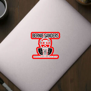 Bernie Sanders, Bernie Fights the Oligarchy Sticker, Car Magnet
