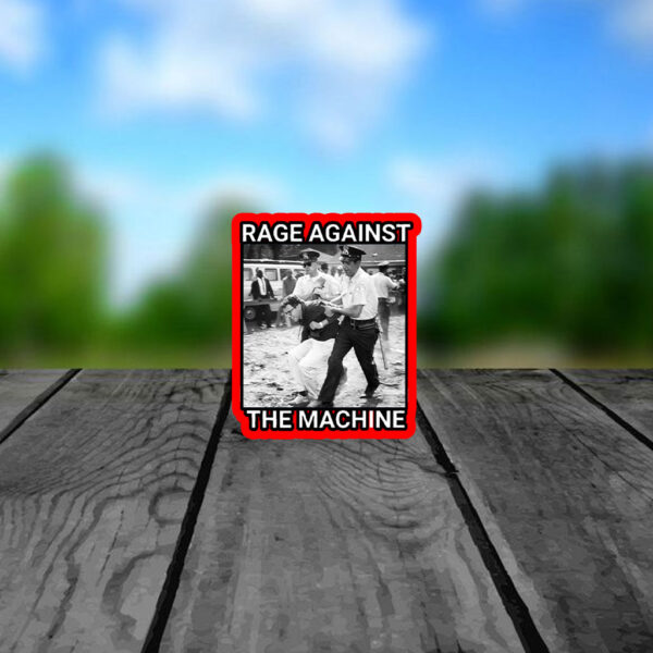 Bernie Sanders, Rage Against The Machine, Fight Oligarchy Tour Sticker, Car Magnet
