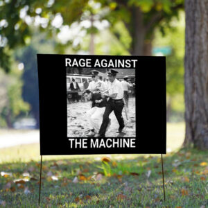 Bernie Sanders, Rage Against The Machine, Fight Oligarchy Tour Yard Sign