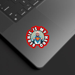 Bernie is My Hero Button 2025 Sticker, Car Magnet