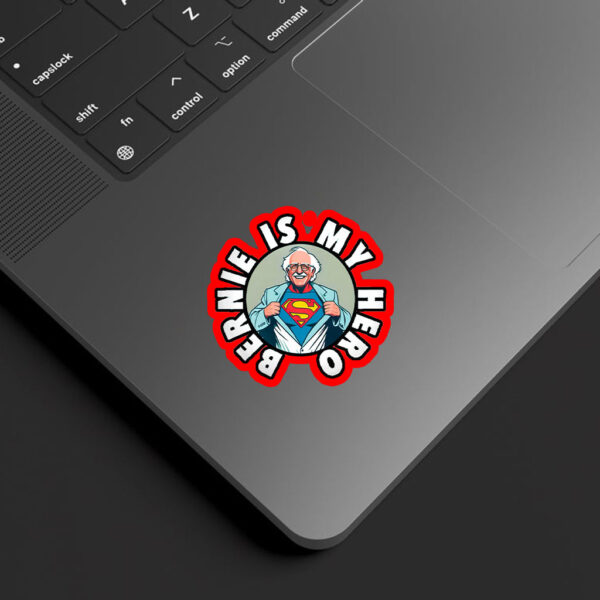 Bernie is My Hero Button 2025 Sticker, Car Magnet
