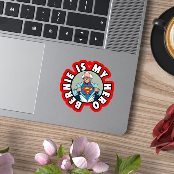 Bernie is My Hero Button 2025 Sticker, Car Magnet