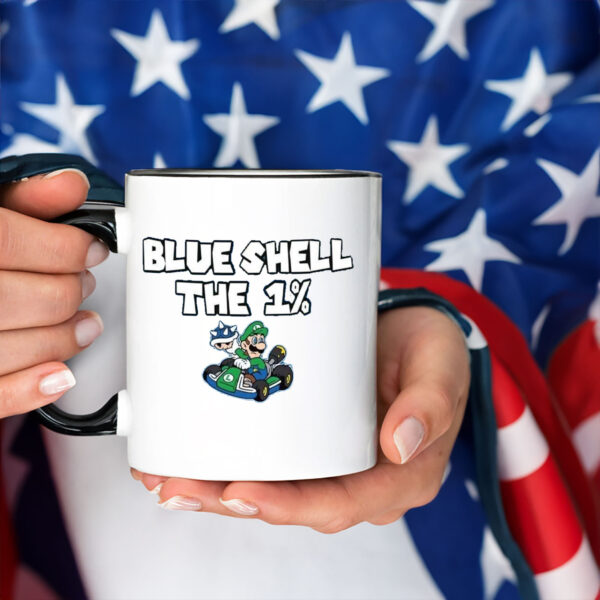 Blue Shell The 1% Anti Trump 2025 Mug