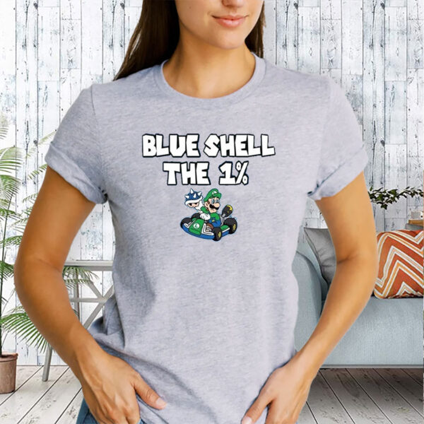 Blue Shell The 1% Anti Trump 2025 T-Shirt