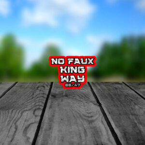 Bold Funny Anti Trump Statement – 8647 No Faux King Way Sticker, Car Magnet