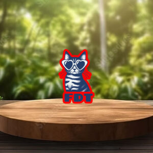 Cat FDT Anti-Trump Anti-Maga Sticker, Car Magnet